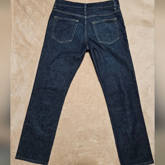 Prada Men’s Dark Wash Denim Jeans Size 31 Authentic Made in Romania - Picture 4 of 15